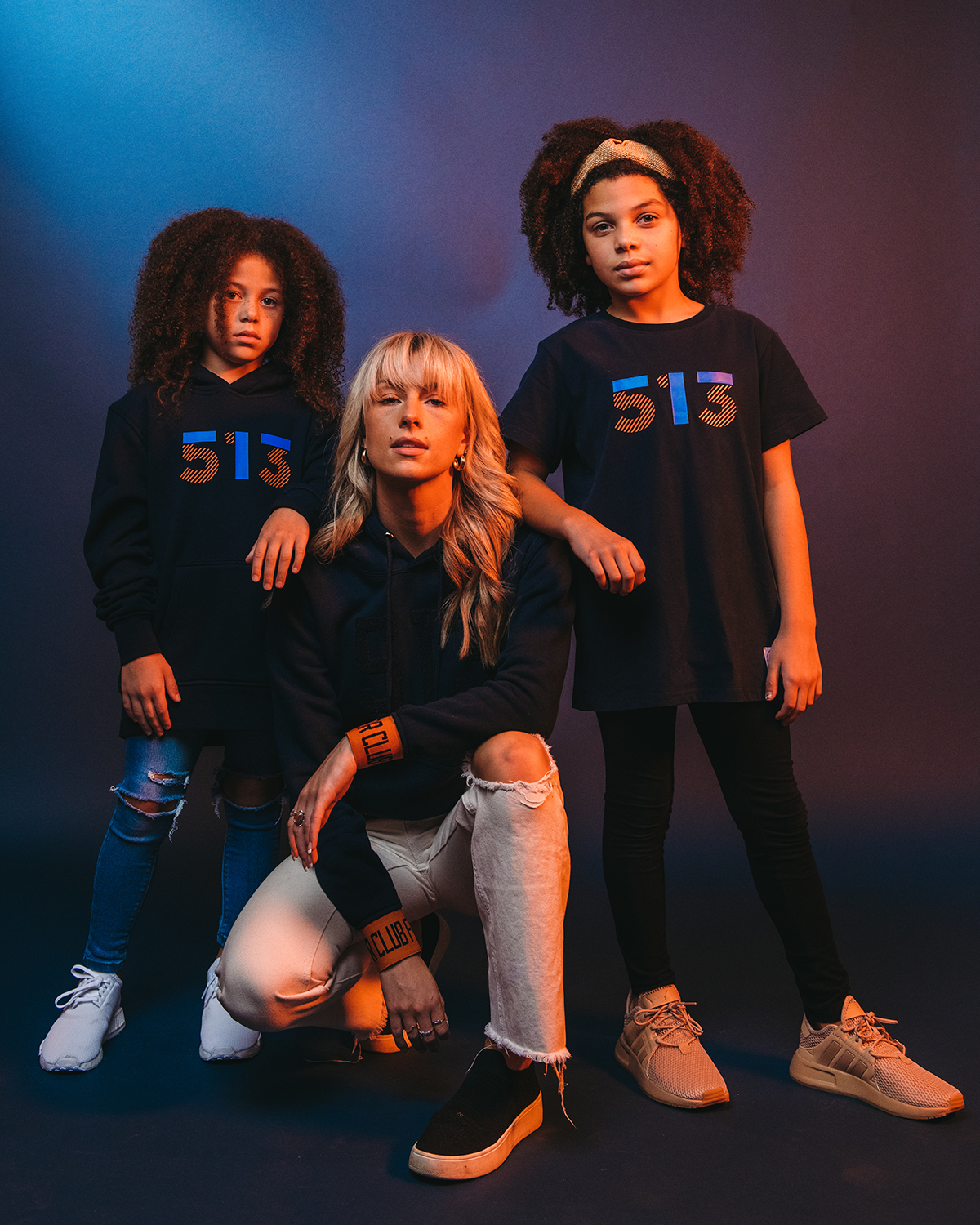 Youth 513 Fin Hoodie Navy